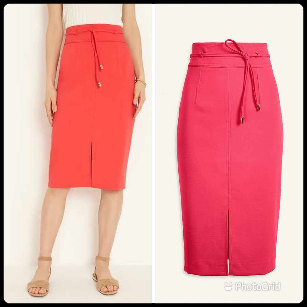 Ann taylor pencil pink skirt New ✨